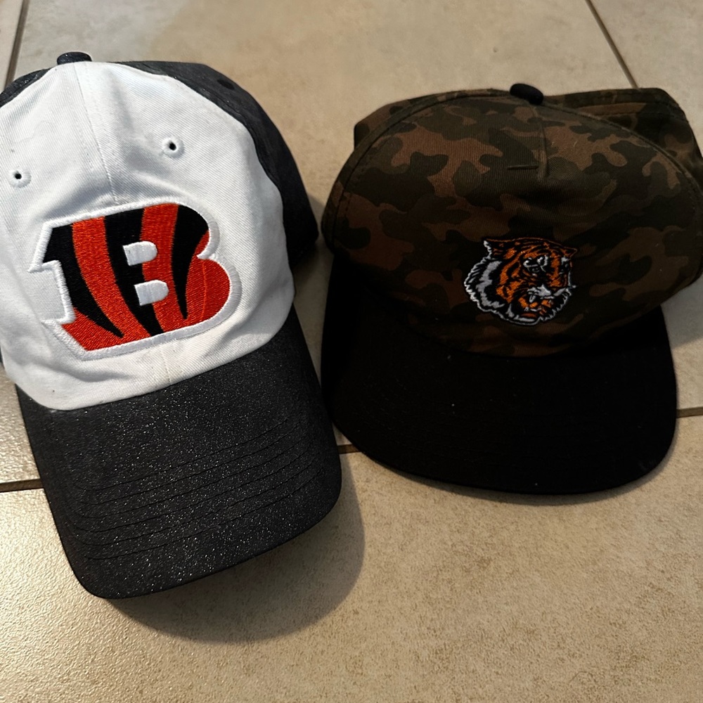 Mom & Son Cincinnati Bengals Hats